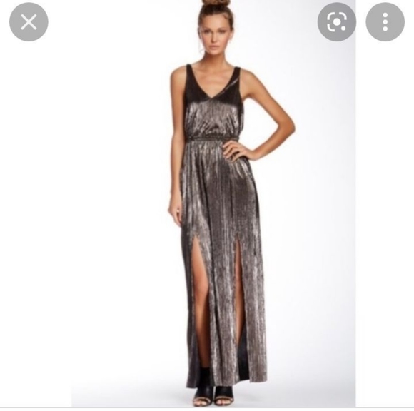 BCBGeneration Dresses & Skirts - BCBGeneration metalic pleated dress